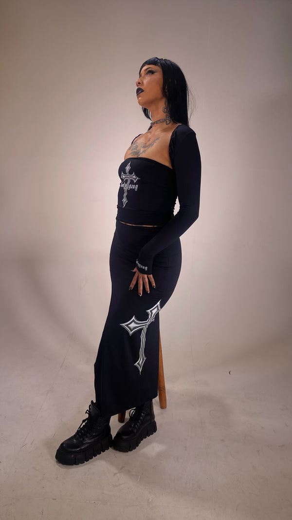 Saia Midi Goth