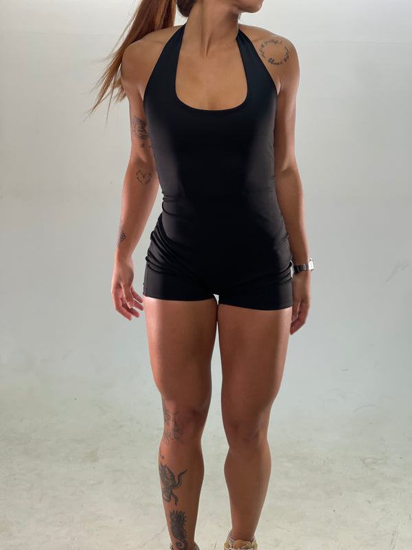 Macaquinho Halter Neck Preto - Holygang